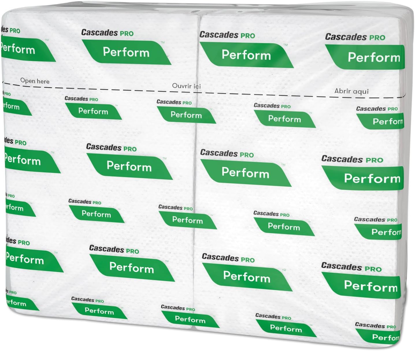 Cascades for ServOne Napkins, 1-Ply, 6 1/2 x 4 1/4, White, 376/Pk, 601
