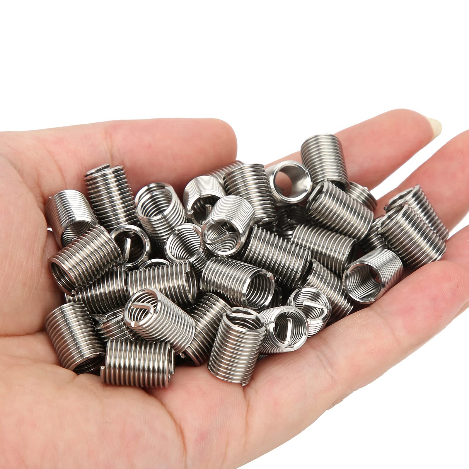 Kit De 50 Inserts Filetés M8 X 1,25 Mm – Réparation De Filetage (type Manchon, 2.5D) – Acier Inoxydable SUS304