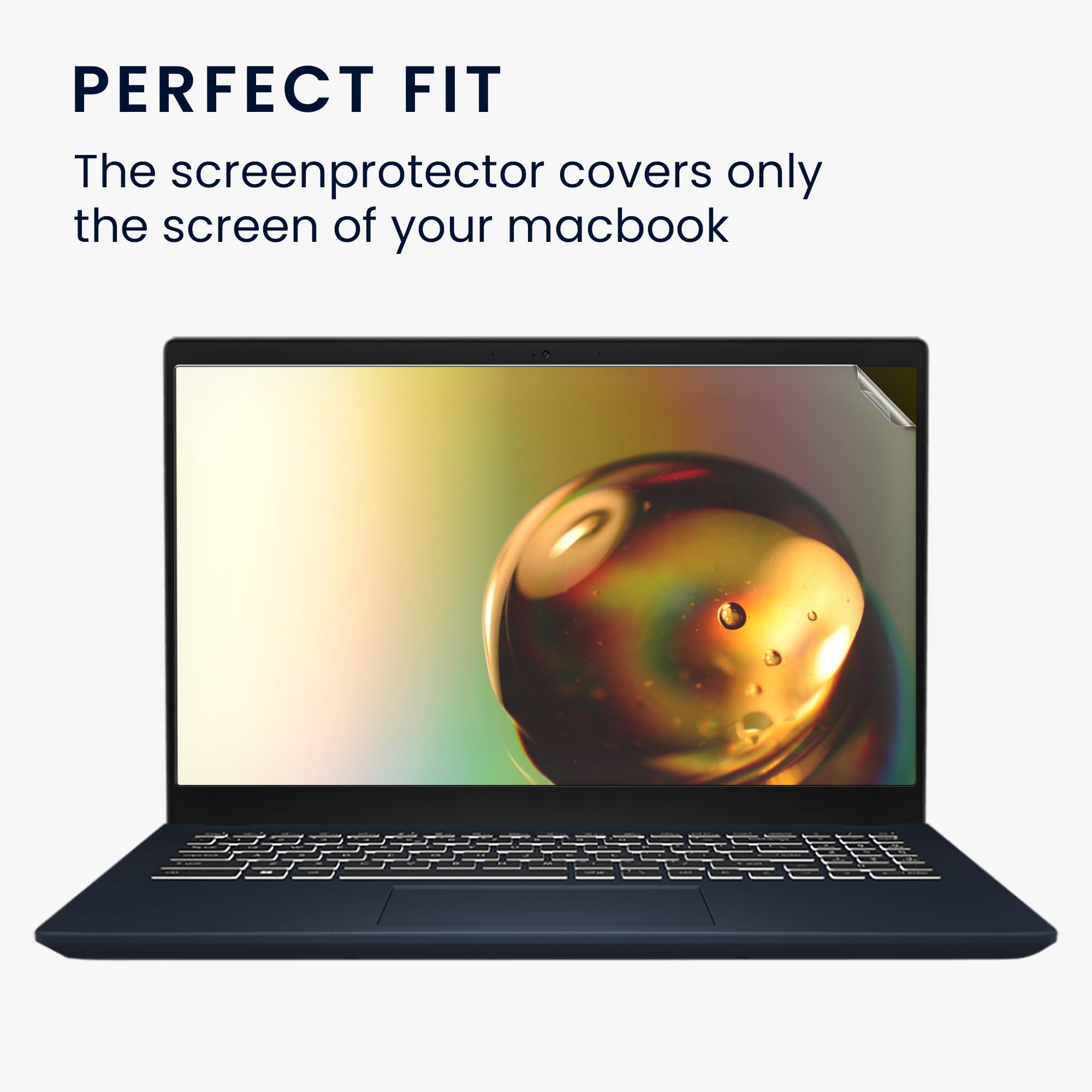 kwmobile Folia ochronna kompatybilna z MSI Modern 15 Lifestyle & Business 15,6" (B7M-284), matowa plastikowa folia ochronna na laptopa