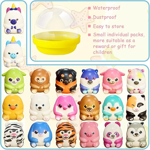 Miniatura 3 de 20 piezas de recuerdos de fiesta para niños rellenos de juguetes esponjosos, juguetes precargados para recuerdos de fiesta de Pascua, rellenos de