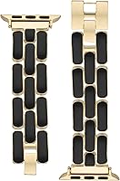 Vista 3 de Pulsera de moda Anne Klein para Apple Watch, segura, ajustable, correa de repuesto para Apple Watch, se adapta a la mayoría de muñecas