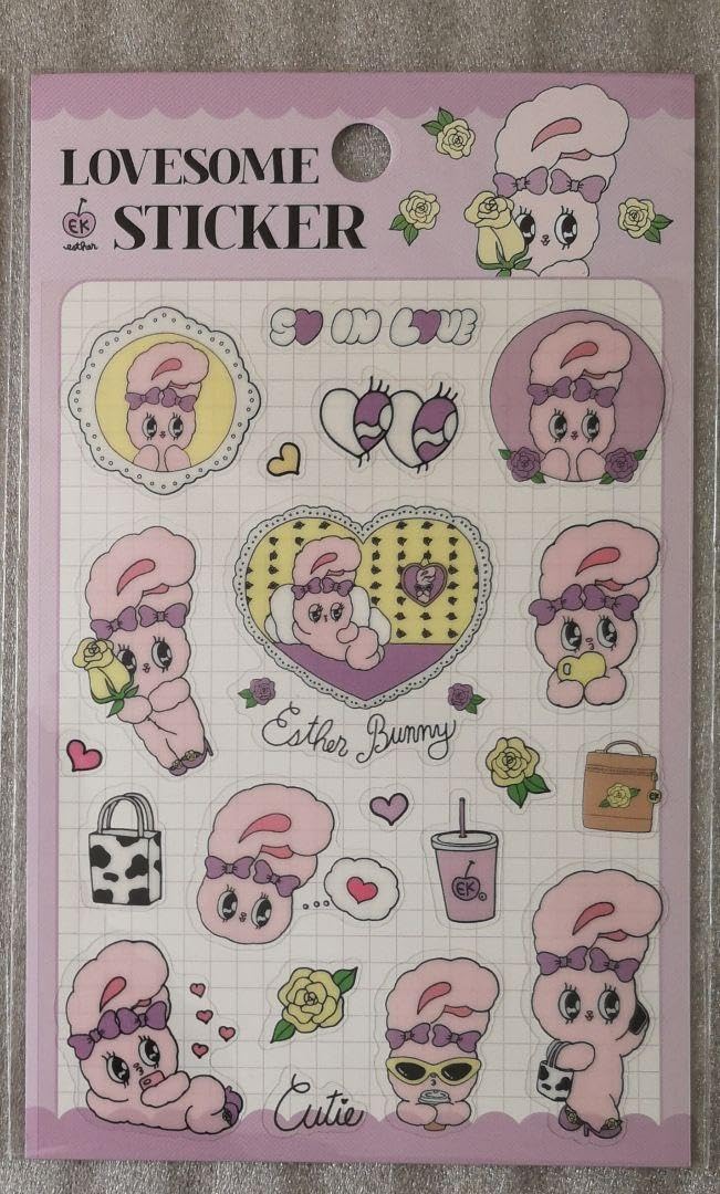 エスターバニー ステッカー シール デコ 6個セット Amazon.co.jp