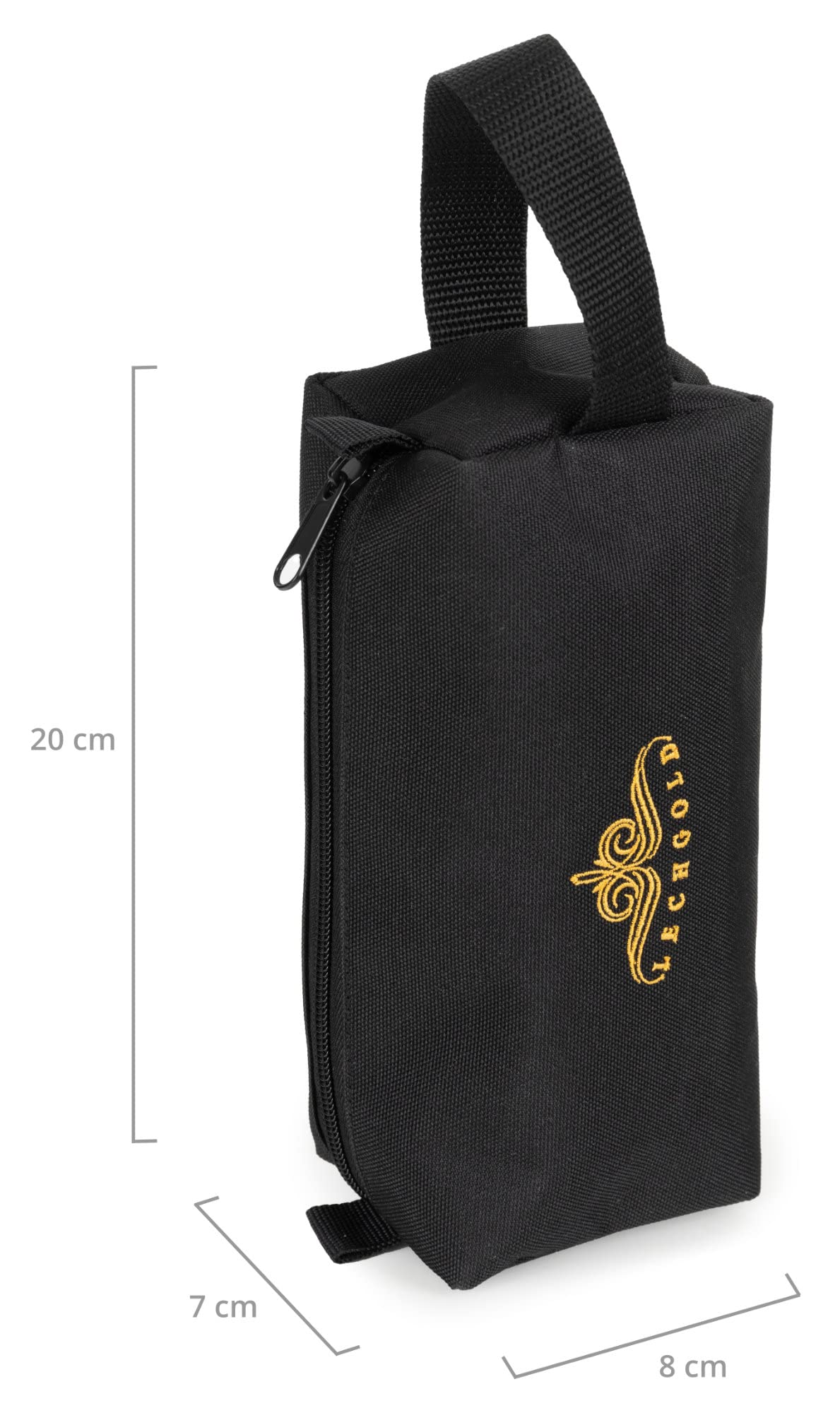 Pflegeset für Posaune - Komplettes Pflege-Zubehör - Zugöl und Lackpolitur - Mundstückbürste - Korkfett und Mikrofasertuch - Alles verstaut in robuster Tasche mit Halteschlaufe