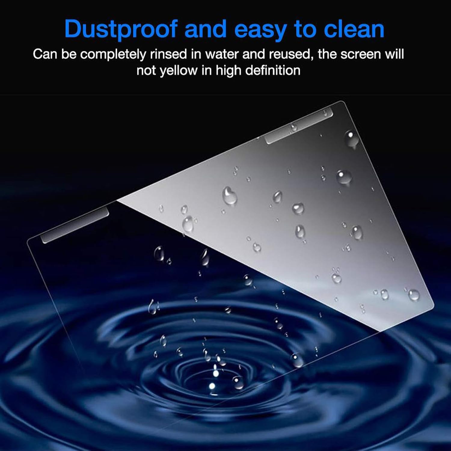 WLWLEO Anti Blue Light Screen Protector for 21-28 inch Computer Monitor Easy Hanging Protector Panel Anti Scratch Film, Removable and Reusable, Easy to Install,24 "(540×355mm)