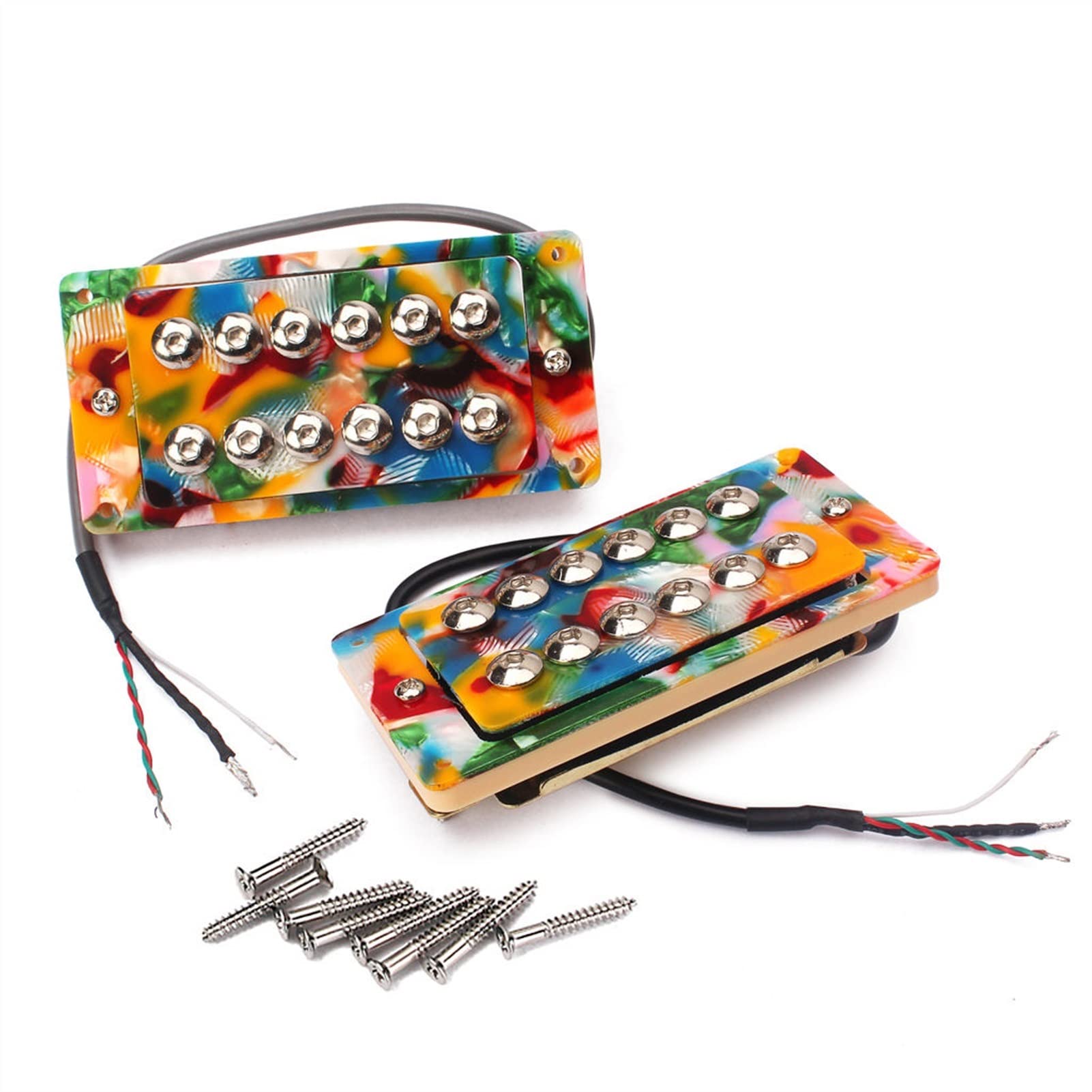 Kolorowy Elektryczny Gitara Humbucker Bridge Pickup Zestaw Śrubowy Dla Gibson Zestaw odbioru