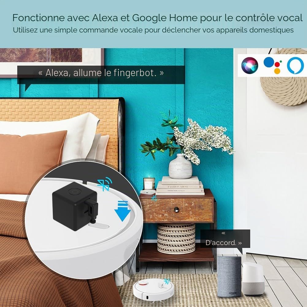 Fingerbot Bouton poussoir sans câblage avec contrôle tactile