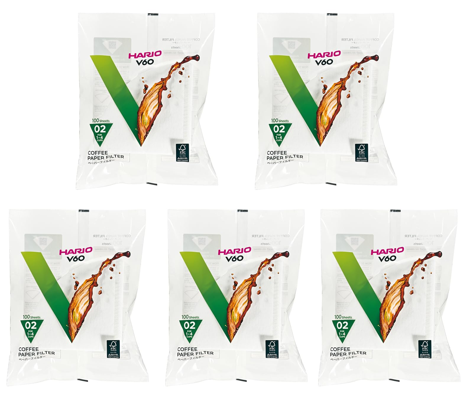 Hario V60 Filters - Size 02 Natural -6