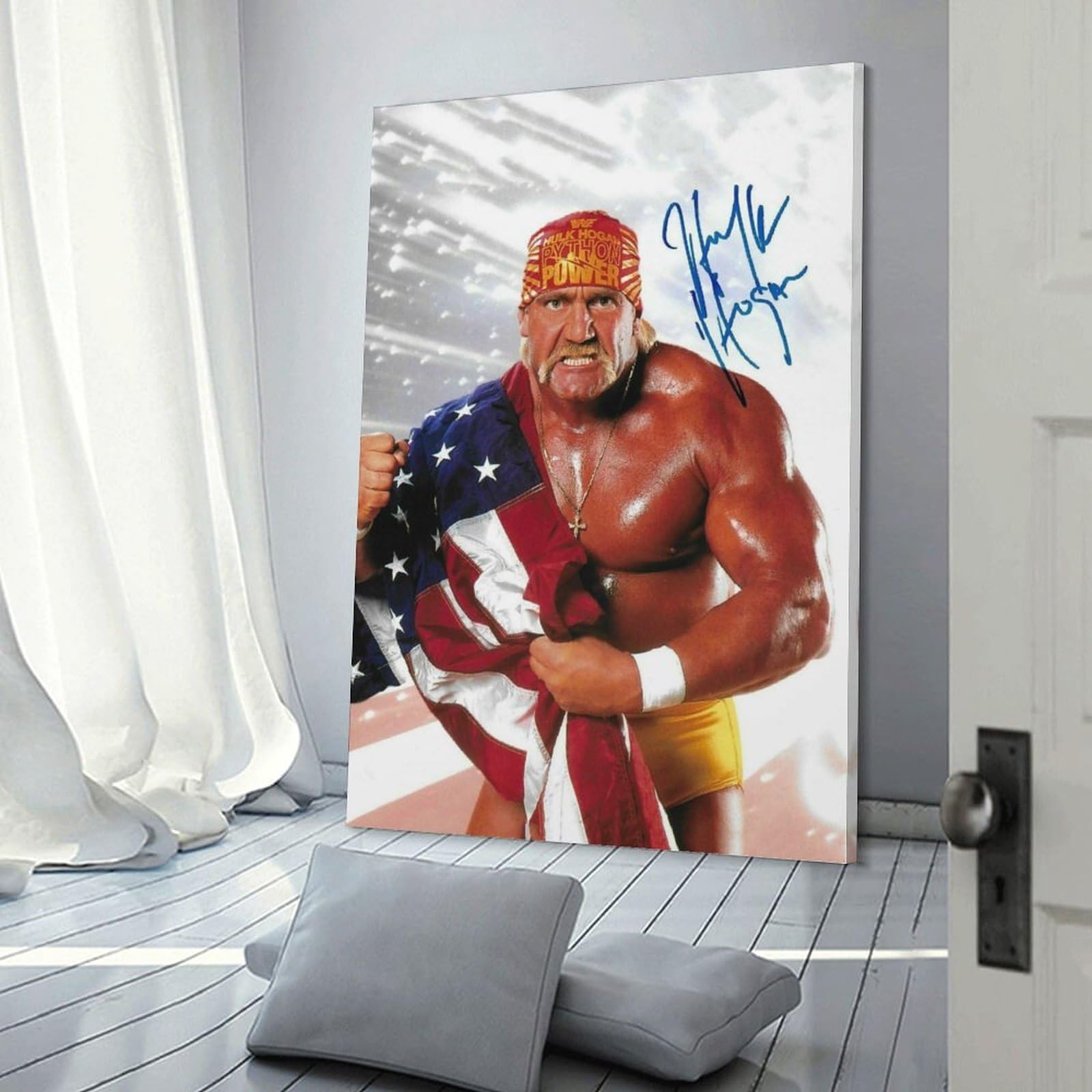 Amazon.co.jp: プロレスラー ハルク・ホーガン 直筆サイン入 ポスター