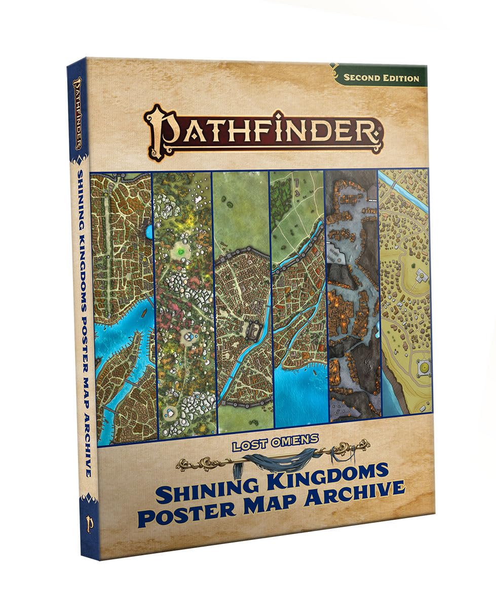 Pathfinder Lost Omens Shining Kingdoms Poster Map Archive (Pathfinder Second Edition (PF2E))