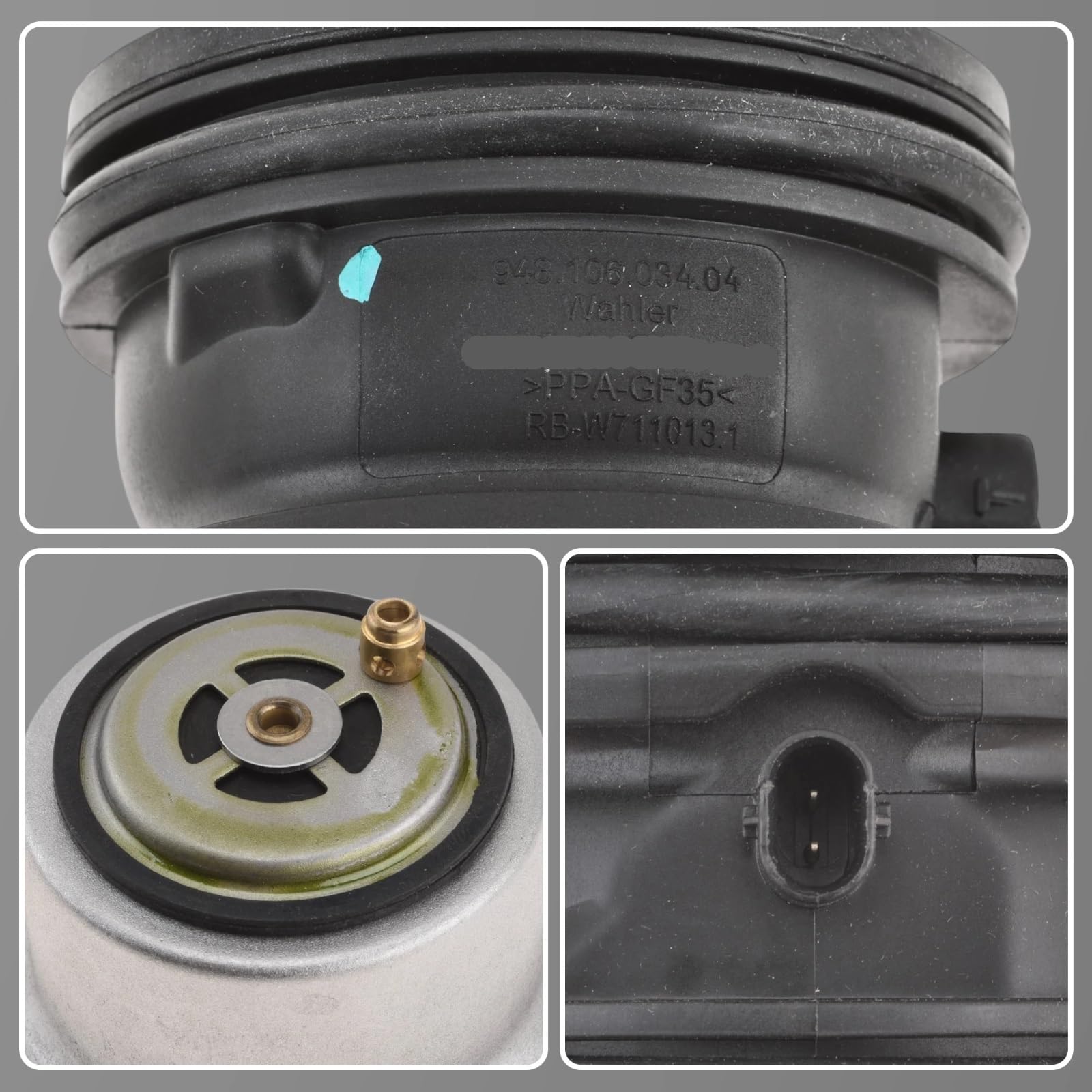 Degli Accessori Automatici Termostato Liquido Raffreddamento Motore Scarico Acqua 94810603400 94810603401 Compatibile Con Porsche Per Cayenne 92A 2010-2024 Refrigerante Termostato auto