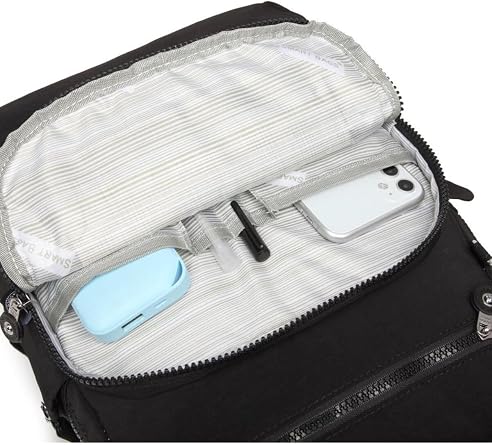 SMART BAGS Krinkıl Kumaş Unisex Sırt Çantası 1207 Siyah