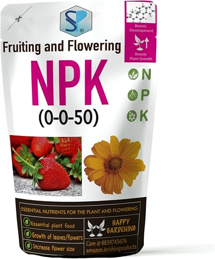Shiviproducts npk 0-0-50 for Fruiting and Flowering for Gardening (1.9 Kg) | Essential Plant Food Growth Hormone