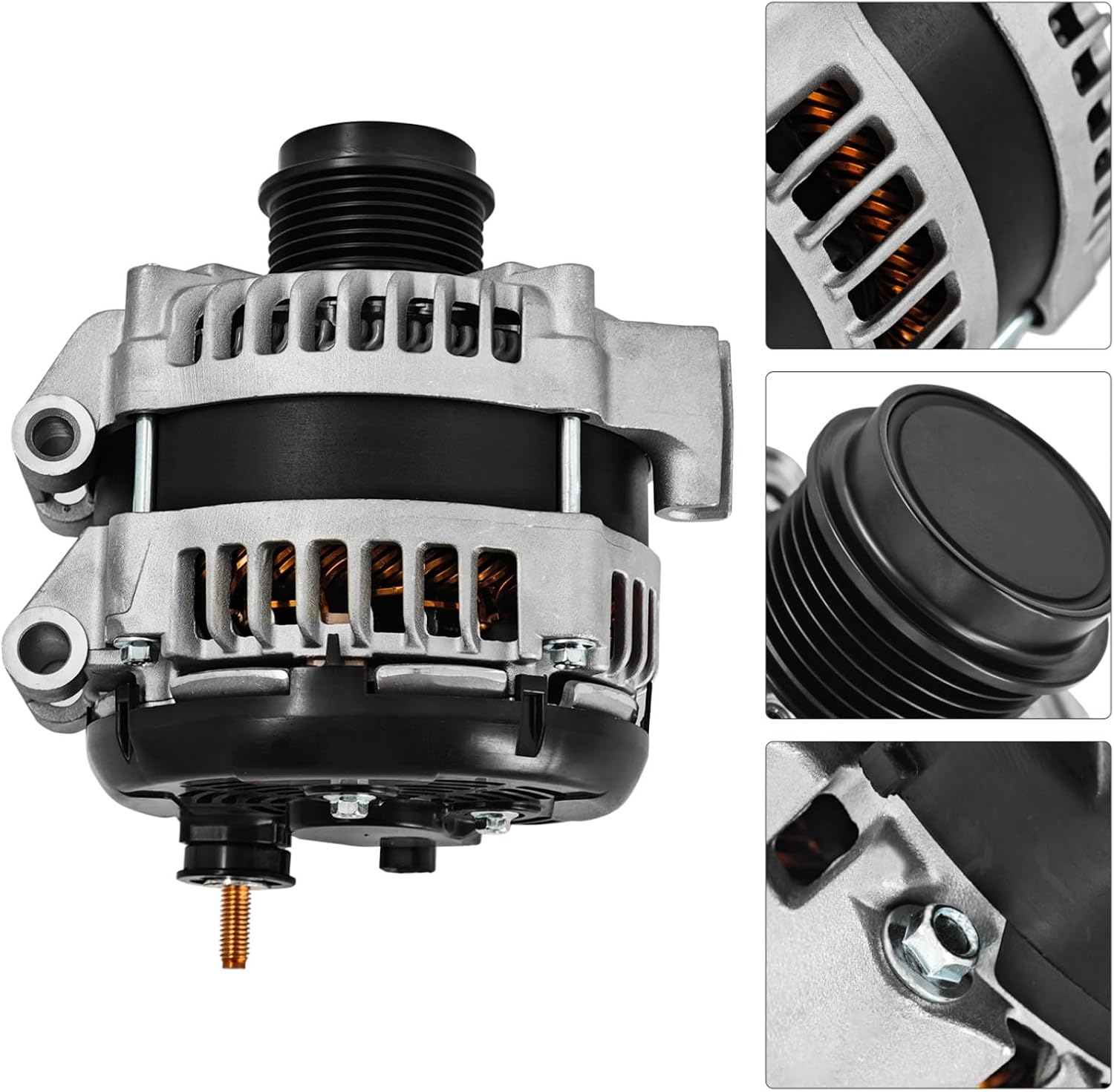 4210007181 Alternator Compatible with Chrysler Pacifica 2017-2020 3.6L V6, fits for Voyager 2020 3.6L V6, 12V 180A Replace #56029732AB