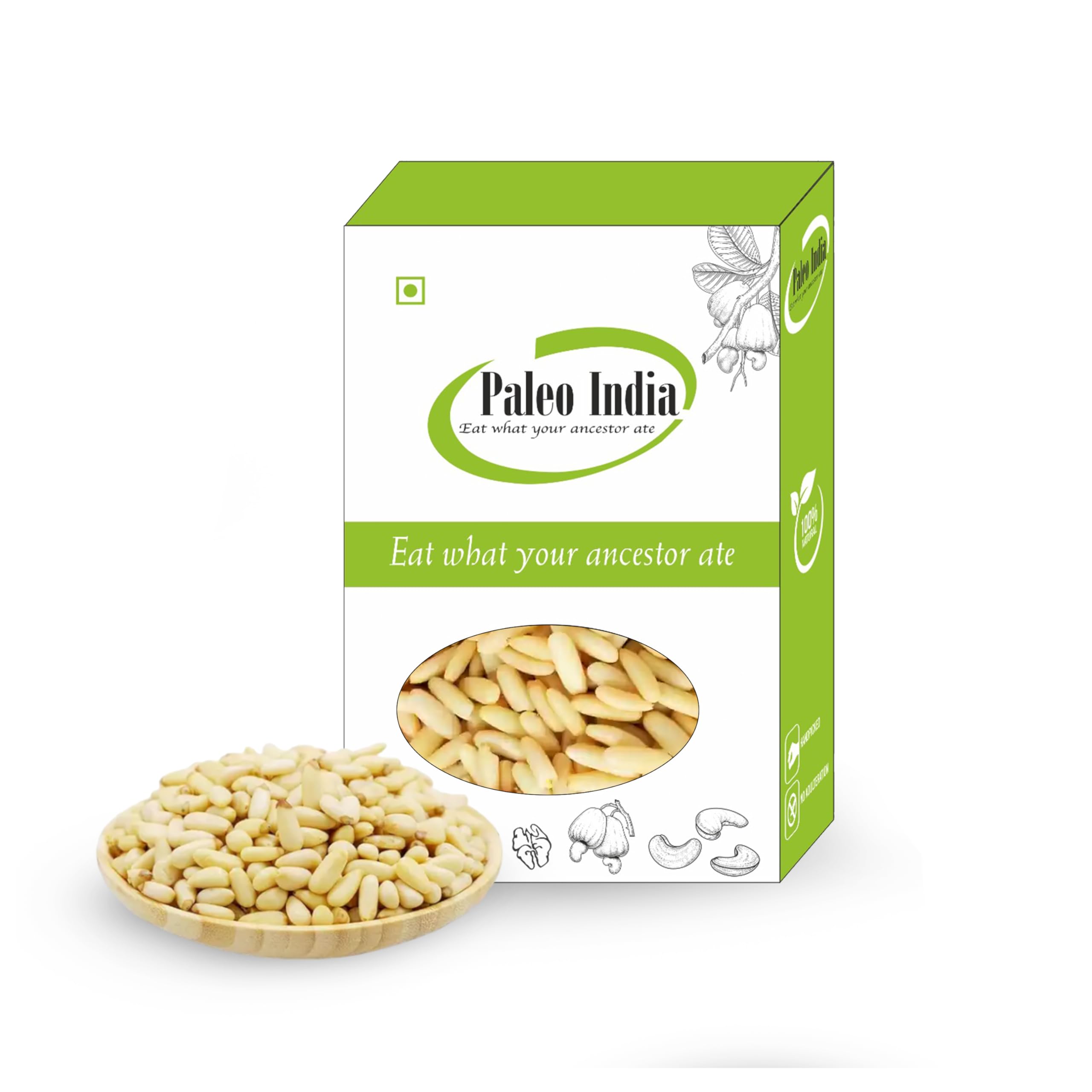 Paleo India 50gm Pine Nuts without Shell | Chilgoza Giri | Chilgoja Seeds | Pine Seeds Jumbo Size| Chilgoza Magaz Giri| Chilgoja, Chilgoza Dry Fruits, Pine Nuts Dry Fruits Pack (B0D2J7KK73) Amazon Price History, Amazon Price Tracker