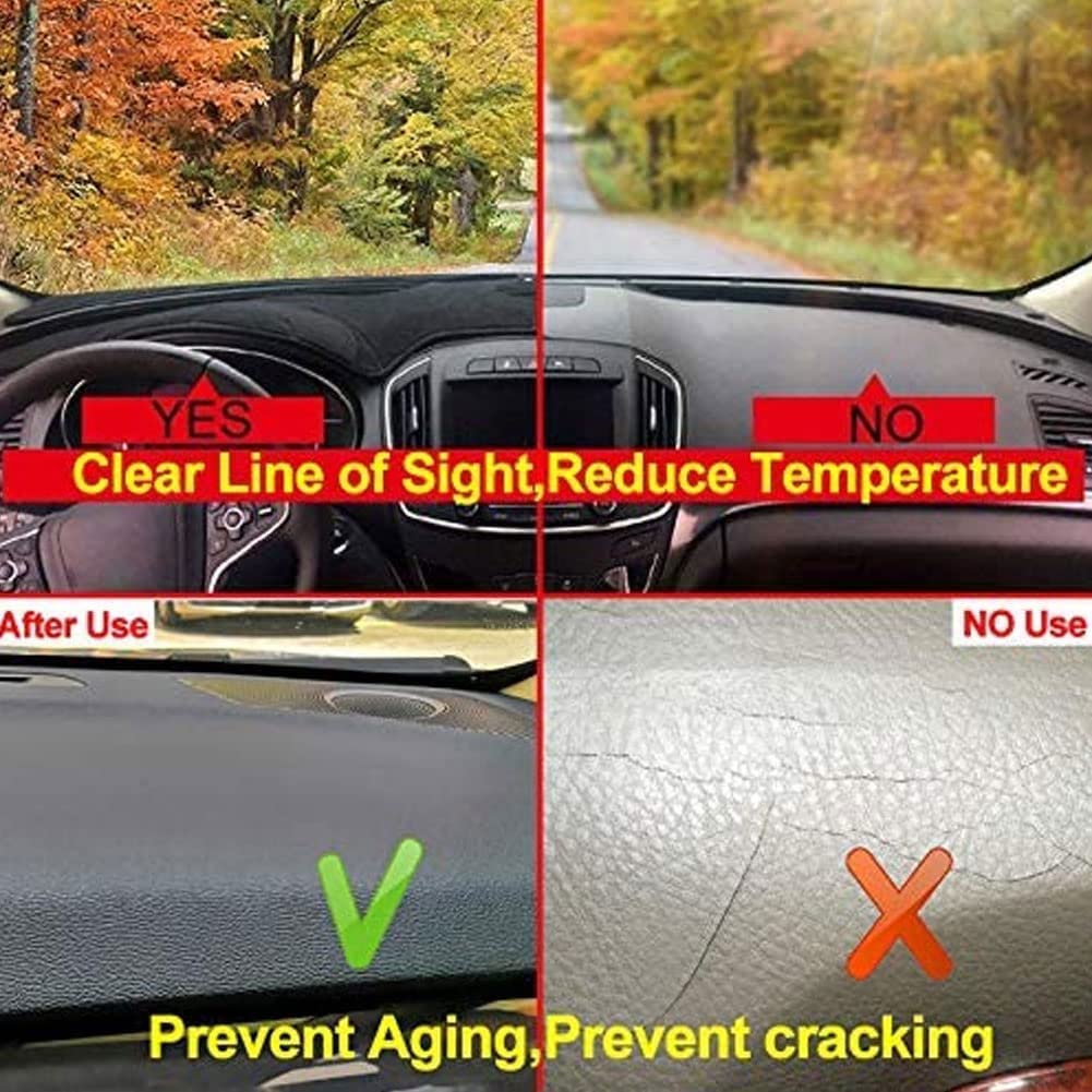 Auto Tappetino Copri Cruscotto per Land Rover Range Rover Sport 2005-2009, Copri Cruscotto Antiscivolo Tappetino di Protezione Parasole Cruscotto Tappetino Accessori Interni