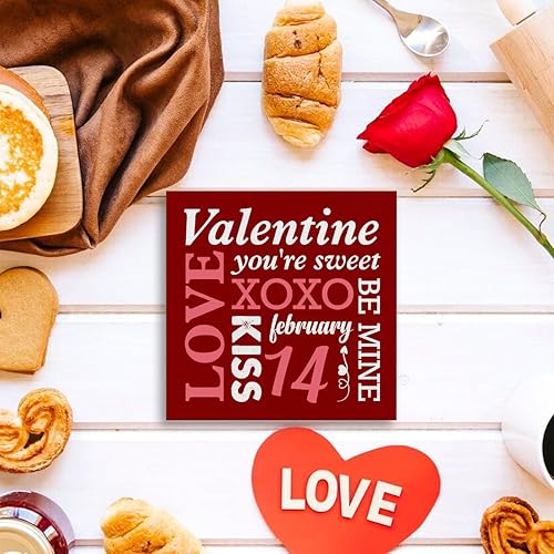 Vista 35 de Decoración de San Valentín, decoración del día de San Valentín, gnomos de San Valentín, camión, un camión cargado de amor, decoración de madera