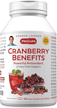 ANDREW LESSMAN ProCaps Cranberry Benefits 180 Capsules