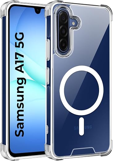 A rtistque Clear Back Cover Case for Samsung Galaxy A17 5G / Galaxy F17 / M17 | Transparent Acrylic Case | Shockproof TPU ...