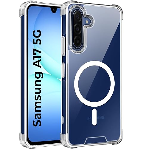 A rtistque Clear Back Cover Case for Samsung Galaxy A17 5G / Galaxy F17 / M17 | Transparent Acrylic Case | Shockproof TPU Edge | Slim Stylish Protective Design | Samsung A17 Back Cover – Transparent