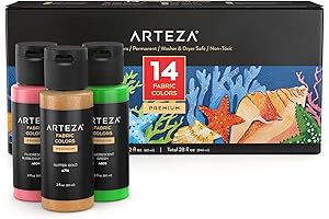 ARTEZA Fabric Paint - Unleash Your Creativity on Textiles