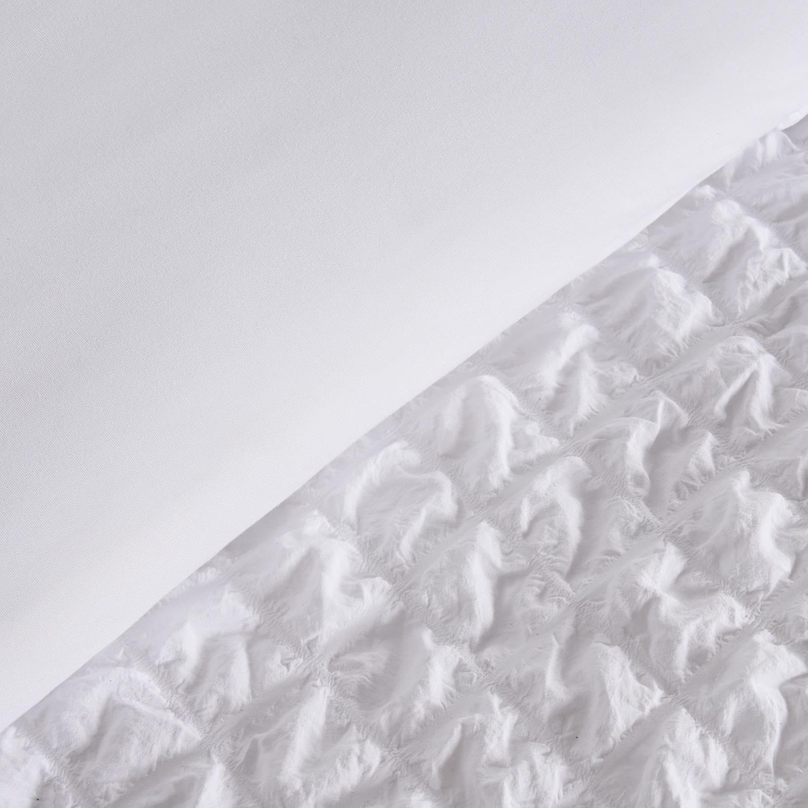 OHS White Bedding Double Duvet Set - Image 4