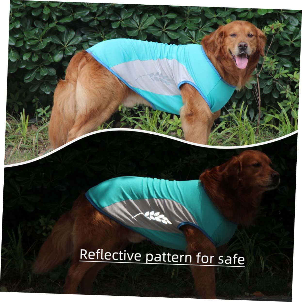 INOOMP 3stücke Kühlweste Für Hunde Atmungsaktive Sommerkleidung Uv-Schutz Hautfreundliches Material Für Partys Und Ausflüge Frischem