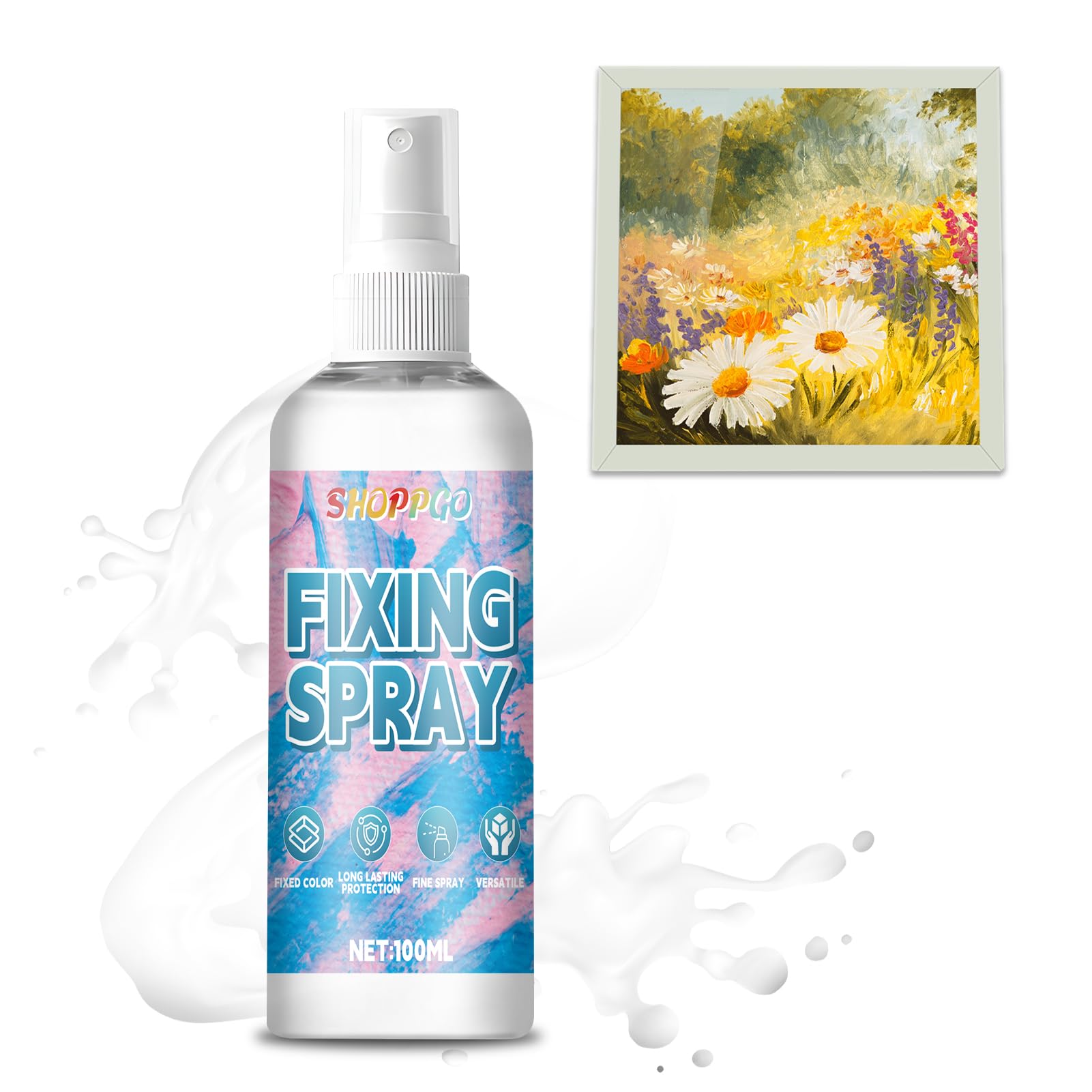 Fixative Spray for Art, Fixative Spray for Pencil and Pastel Drawings 100ml