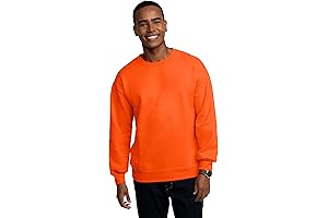 Fruit of the Loom Men's Neon Eversoft Fleece Crewneck Sweatshirt