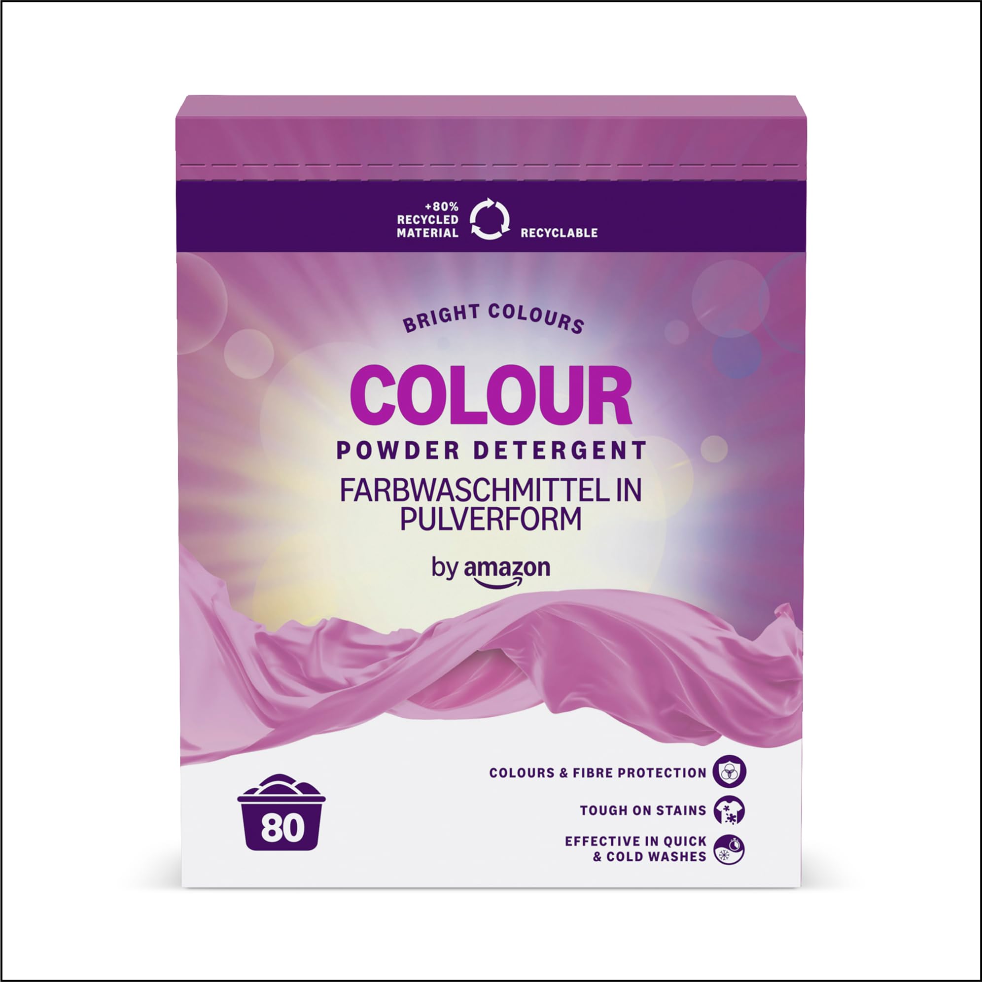 Colours Powder Detergent, 4.8kg, 80 washes