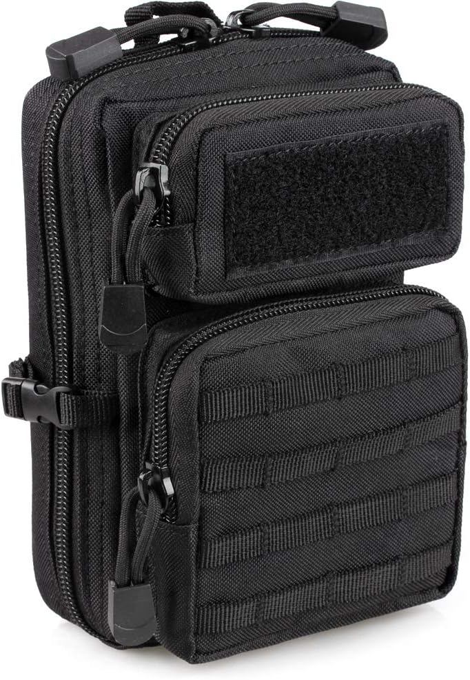 LIVANS Tactical Molle Utility Pouch, EDC Tool Pouch Tactical Phone Pouches Mini Waist Pouches Medical EDC IFAK Pack Mini Design of 3-Day Assault Backpack : Sports & Outdoors