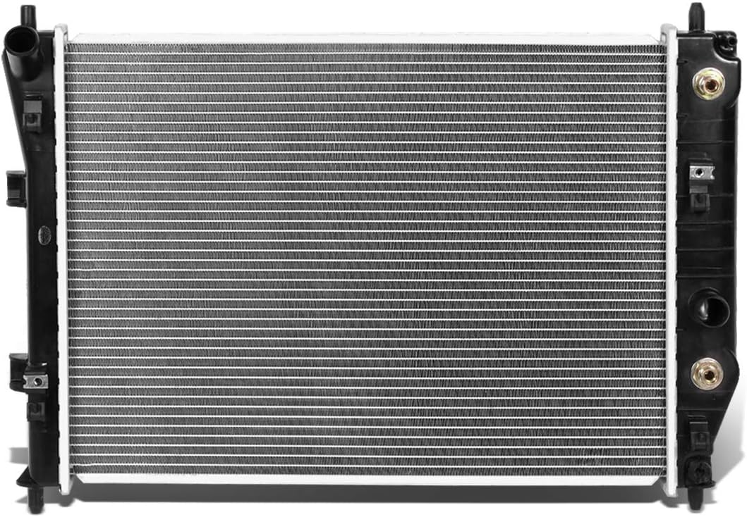 DNA Motoring OEM-RA-2714 Factory Style Aluminum Radiator Compatible with 05-13 Corvette,23-7/16" W X 17-3/16" H X 1" D,1-5/16" Inlet / 1-5/16" Outlet