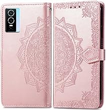 Case for Vivo Y76 5G, Stand Function, Wallet with Flip Cards, PU Leather Flip Case Cover for Vivo Y76 5G