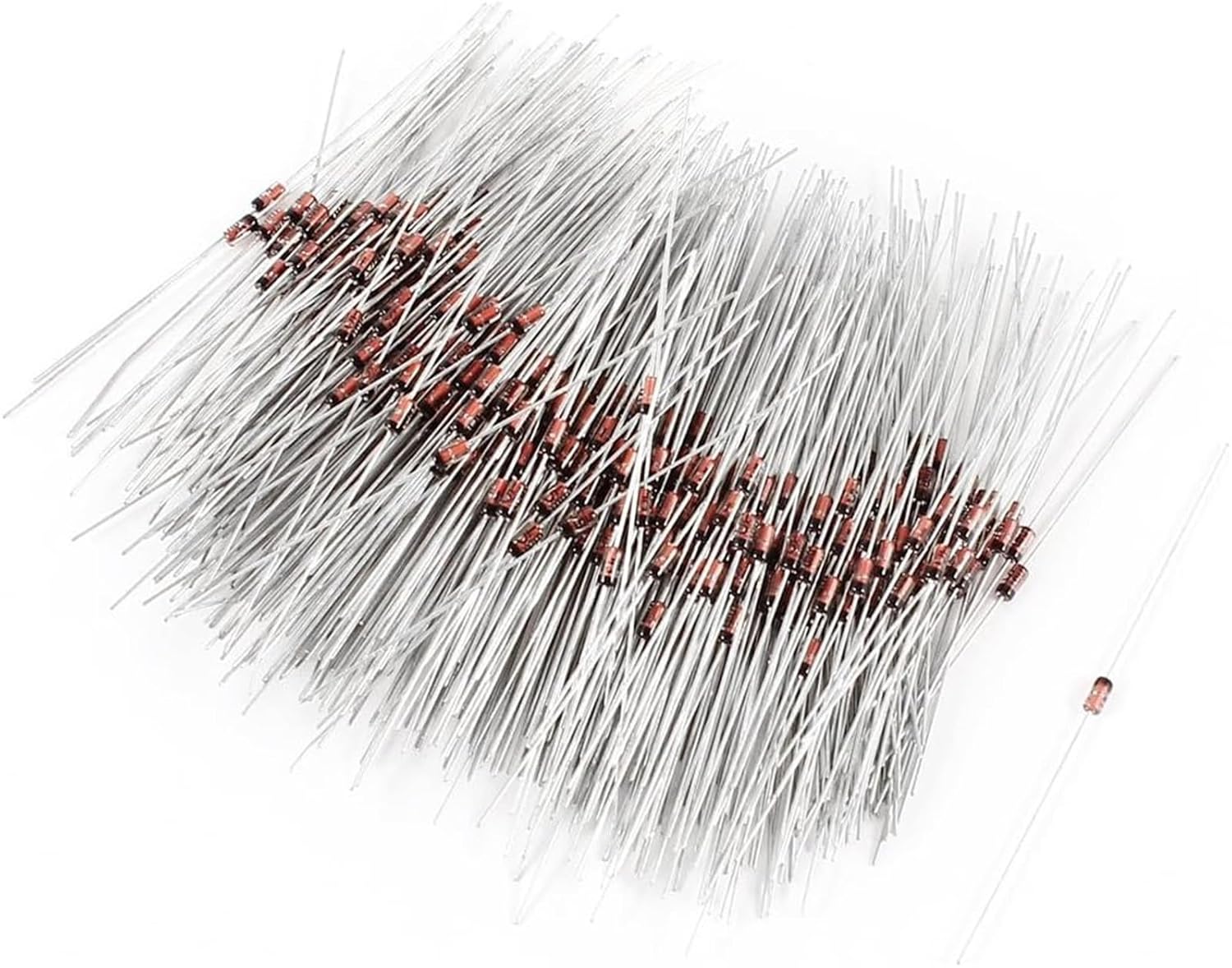 500 Pcs Diodes HZ6C1 DC 5.8-6.1V 1/2W Regulator Tubes axia-l Schottky Diodes Zener Diodes huanleism