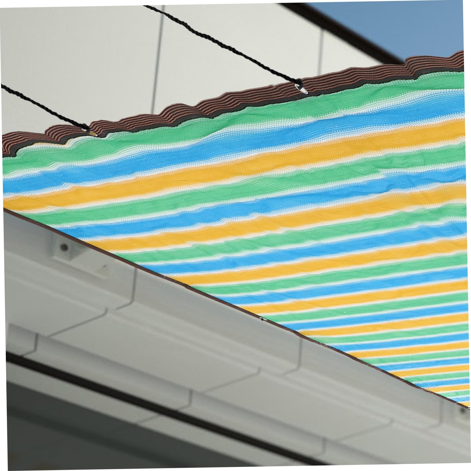 SUPVOX Telo Rete PE Ombreggiante Solare Rettangolare in e Protezione Resistente Facile Installazione Funzionale per Patio e Tetti Esterni