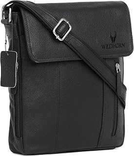 WildHorn Genuine Leather Sling Bag for Men | Stylish, Spacious & Built to Last | Adjustable Strap | 1-Year Warranty Price In India