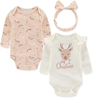 Chamie Baby,Clothing,Baby Boys 0-24m,Bodysuits & One-Pieces,Bodysuits Chamie Baby Bodysuit Long Sleeve Infant Outfit Newborn Vests for Baby Boys Girls 0-9 Months