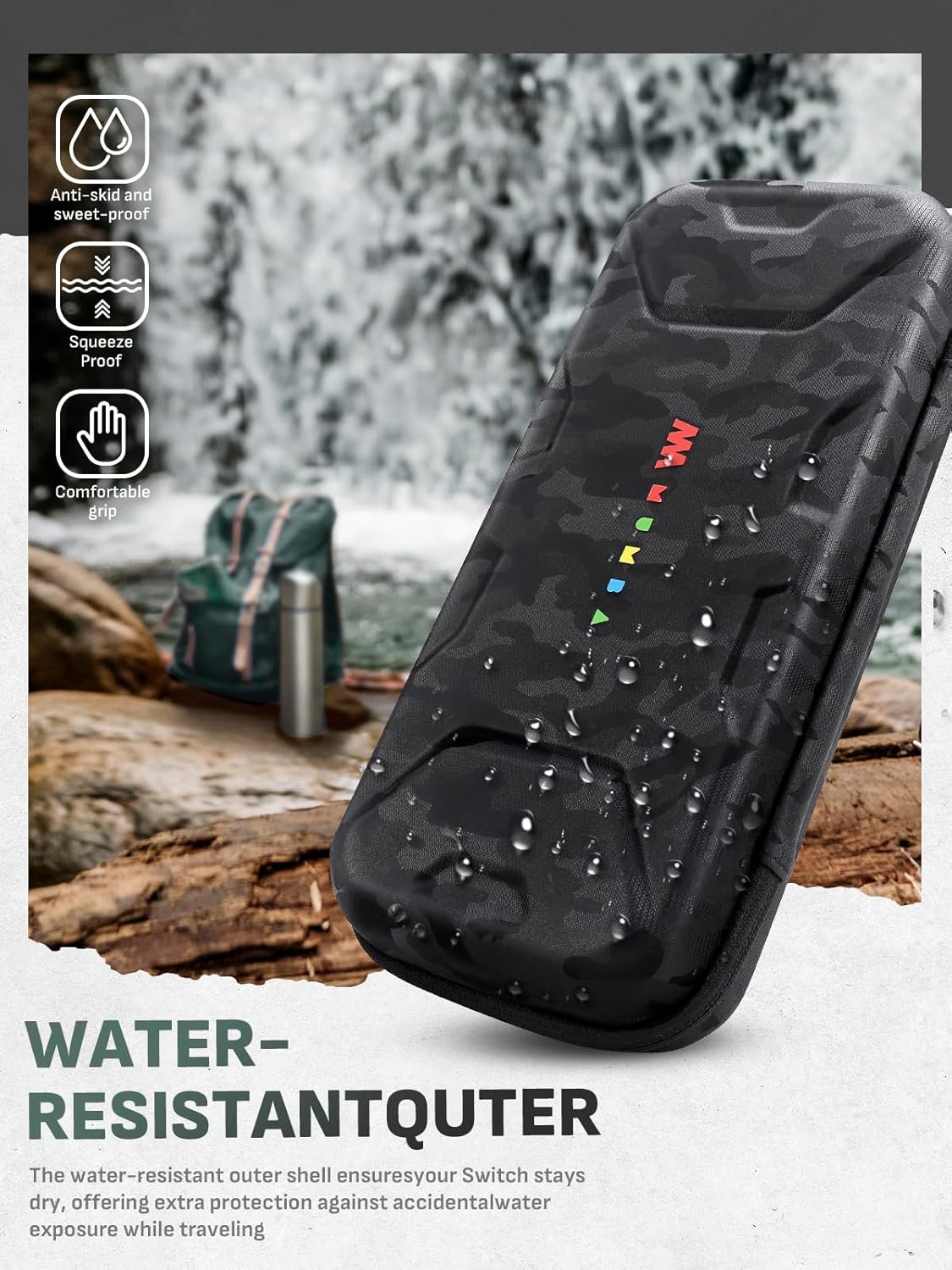 Mumba Carrying Case for Nintendo Switch 2 2025, [Plus Version] Portable Protective Travel Carry handbag Pouch for Blade/Titan Case [Large Capacity] (Stealth)