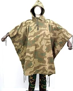 Military Surplus German Army Splinter Camo Canvas Poncho/Sheet
