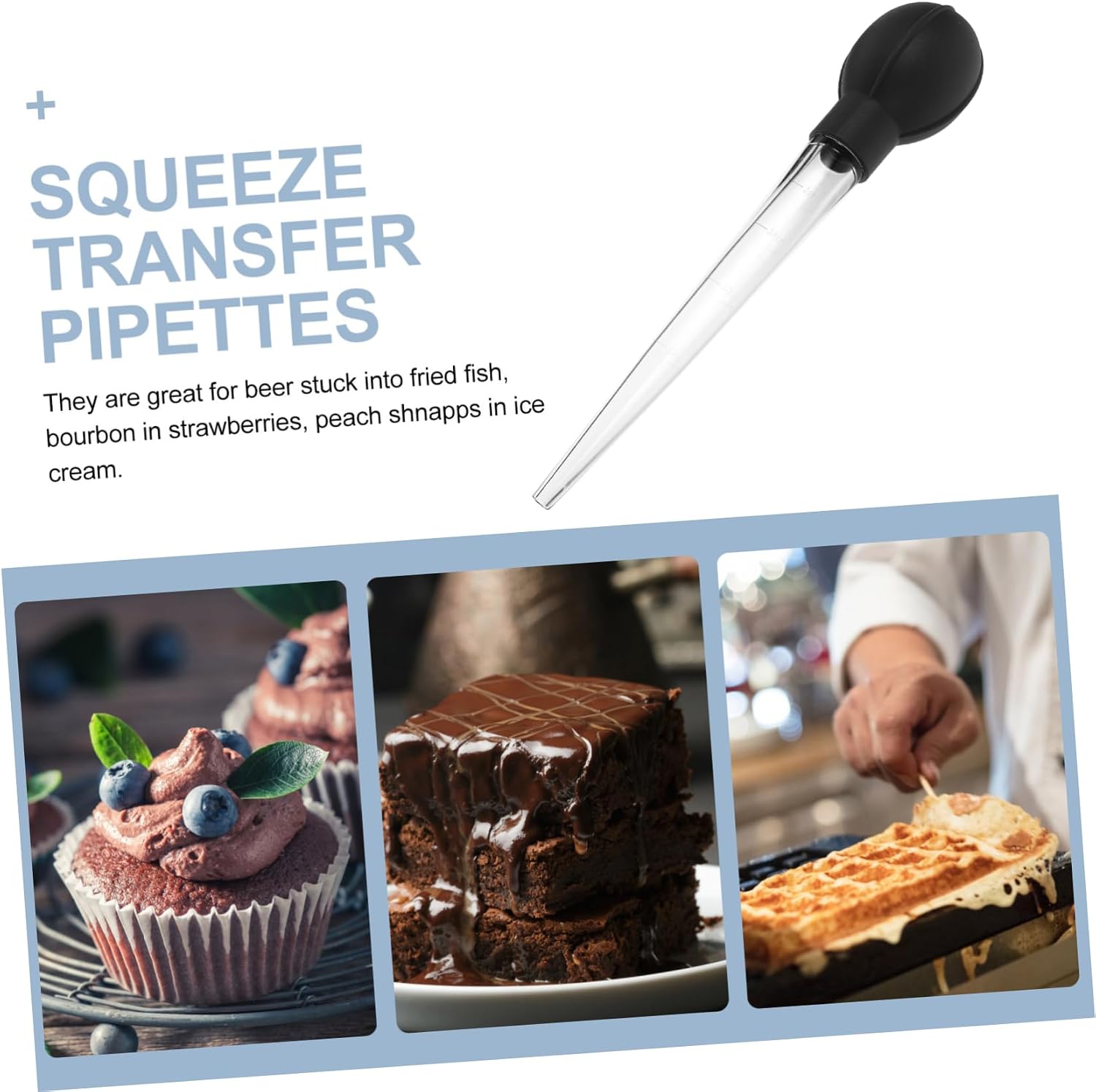 4pcs Large Scale Measuring Test Tube Kitchen Pipettes Plastic Dropper Squeeze Transfer Function
