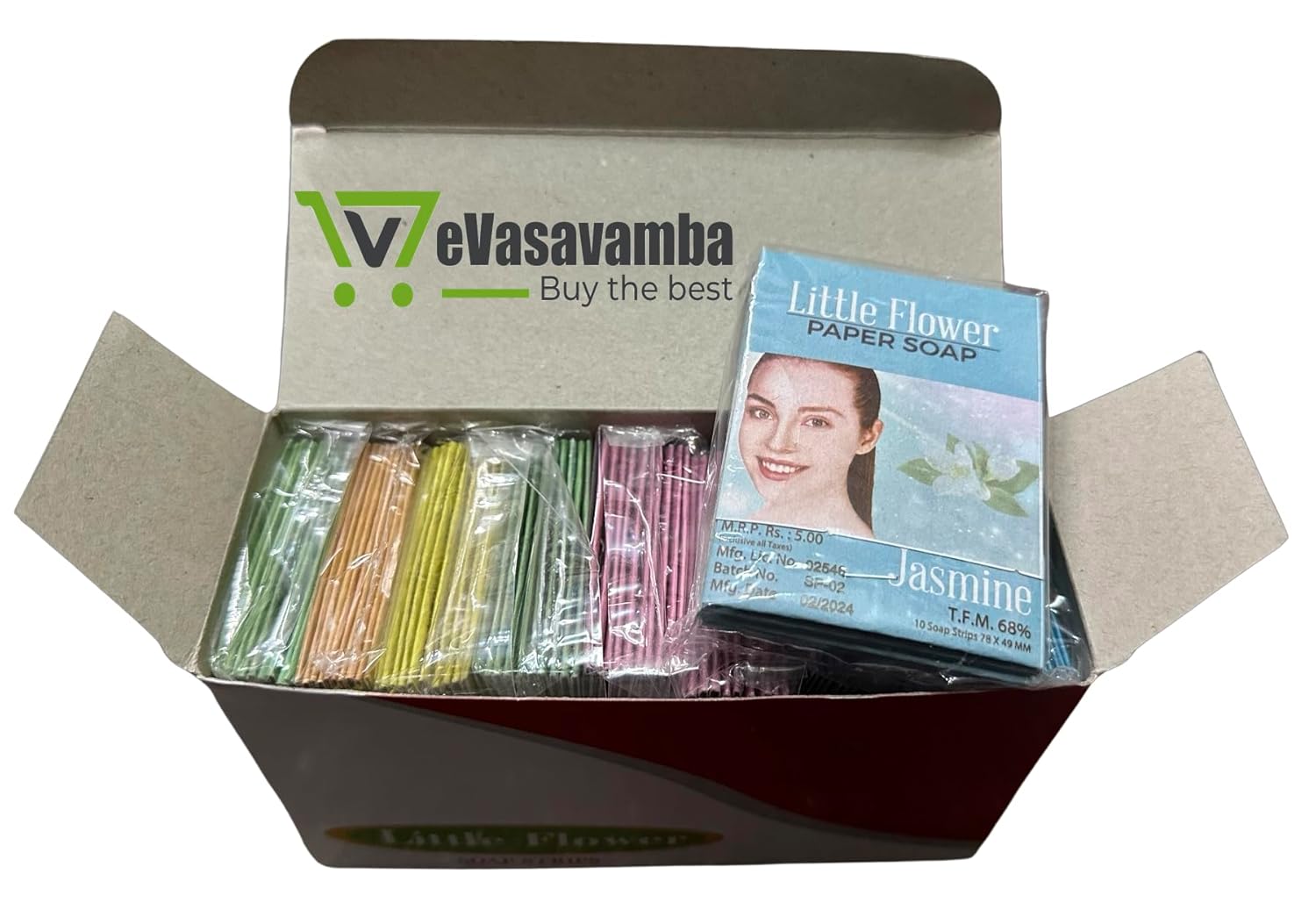 Buy Little Flower Paper Soap Strips Booklet Paper Soap Sheets Soap