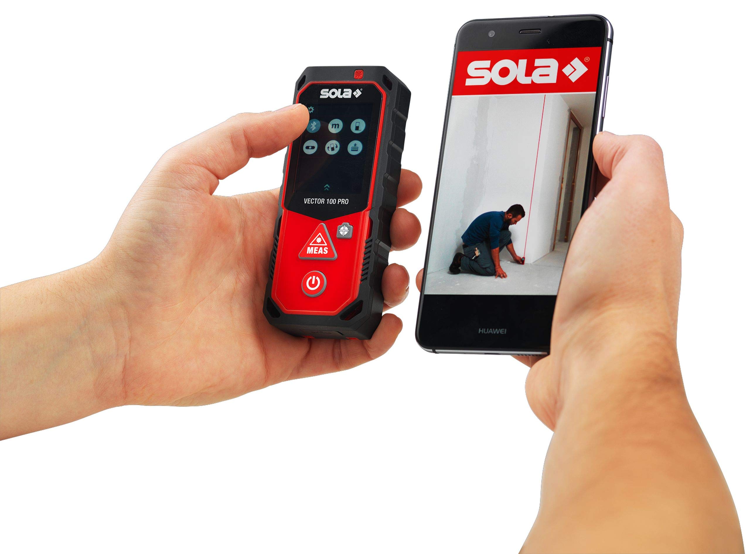 SOLA VECTOR100 - Medidor láser con alcance hasta 100 m