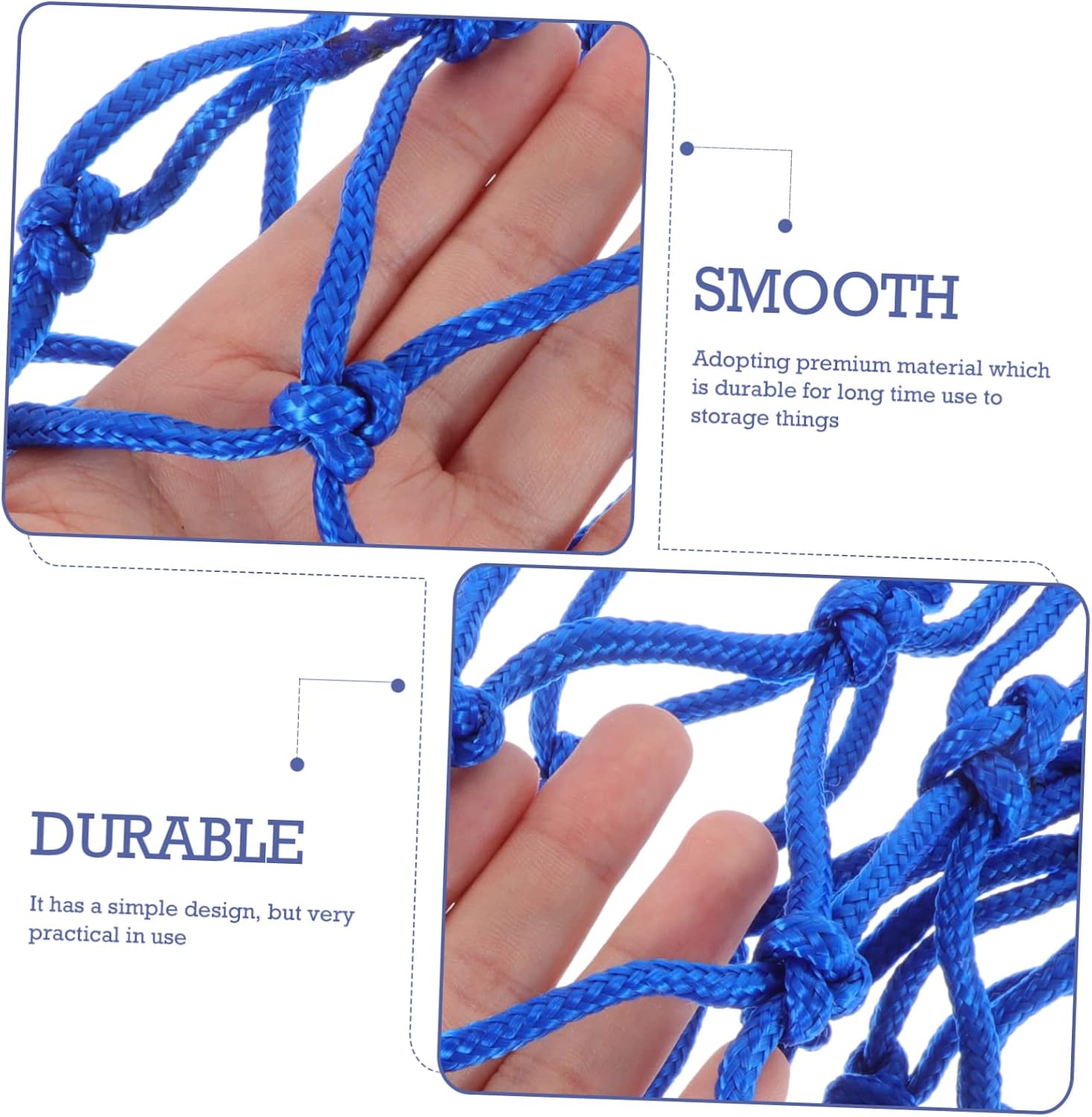 2pcs Soccer Mesh Bags for Balls Storage Durable Sports Equipment Bag for Basketball Football Volleyball Strong Rope Closure for Easy Carrying and Organization