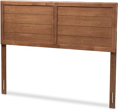 Baxton Studio Headboards, Queen, Ash Walnut