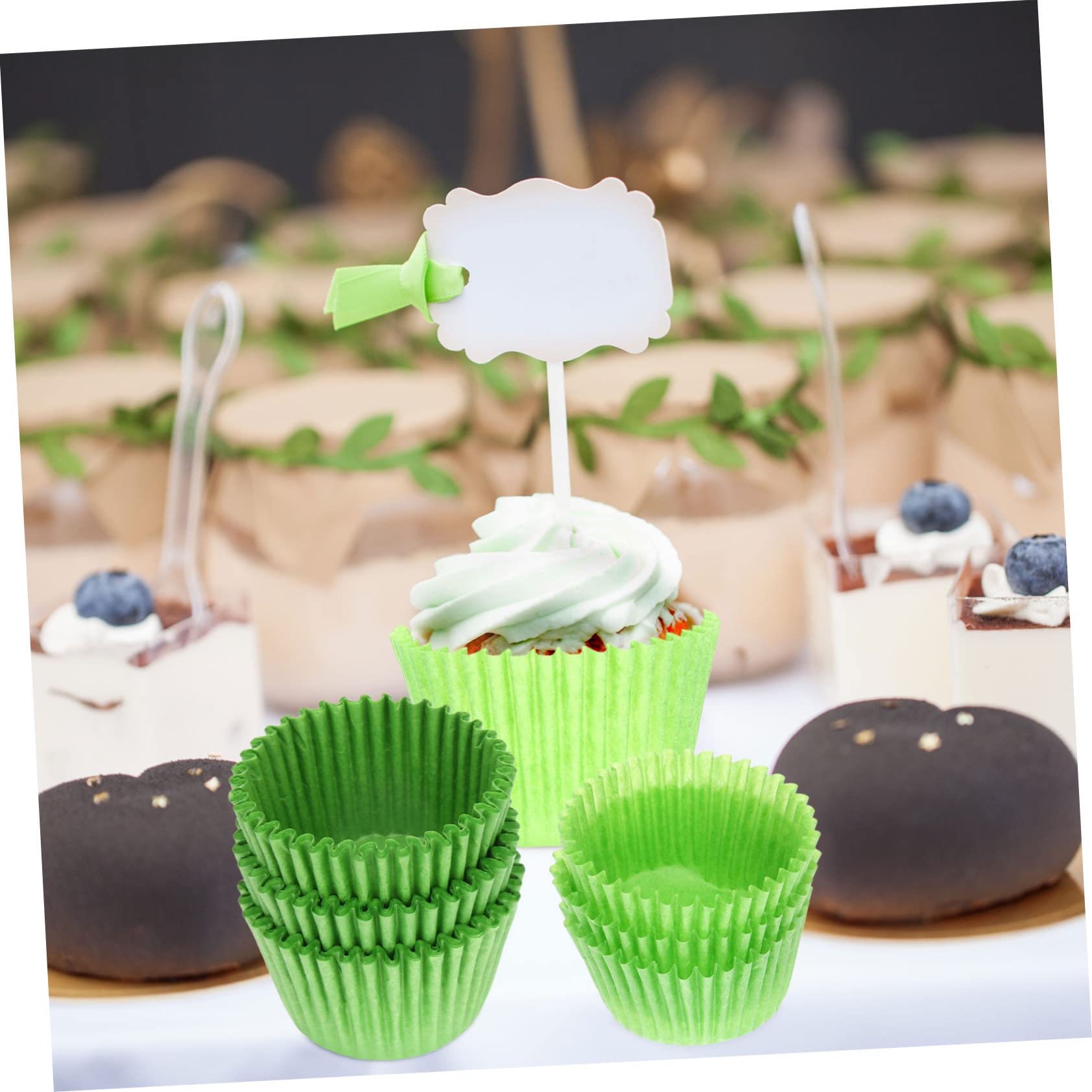 PRETYZOOM 3 Juegos Bandeja De Pastel Molde De Pastel Revestimiento De Magdalenas Accesorios Cocinita Envoltorio De Cupcakes Vasitos Para Postres Tazones De Papel Copas De Papel 1000 Uds * 3