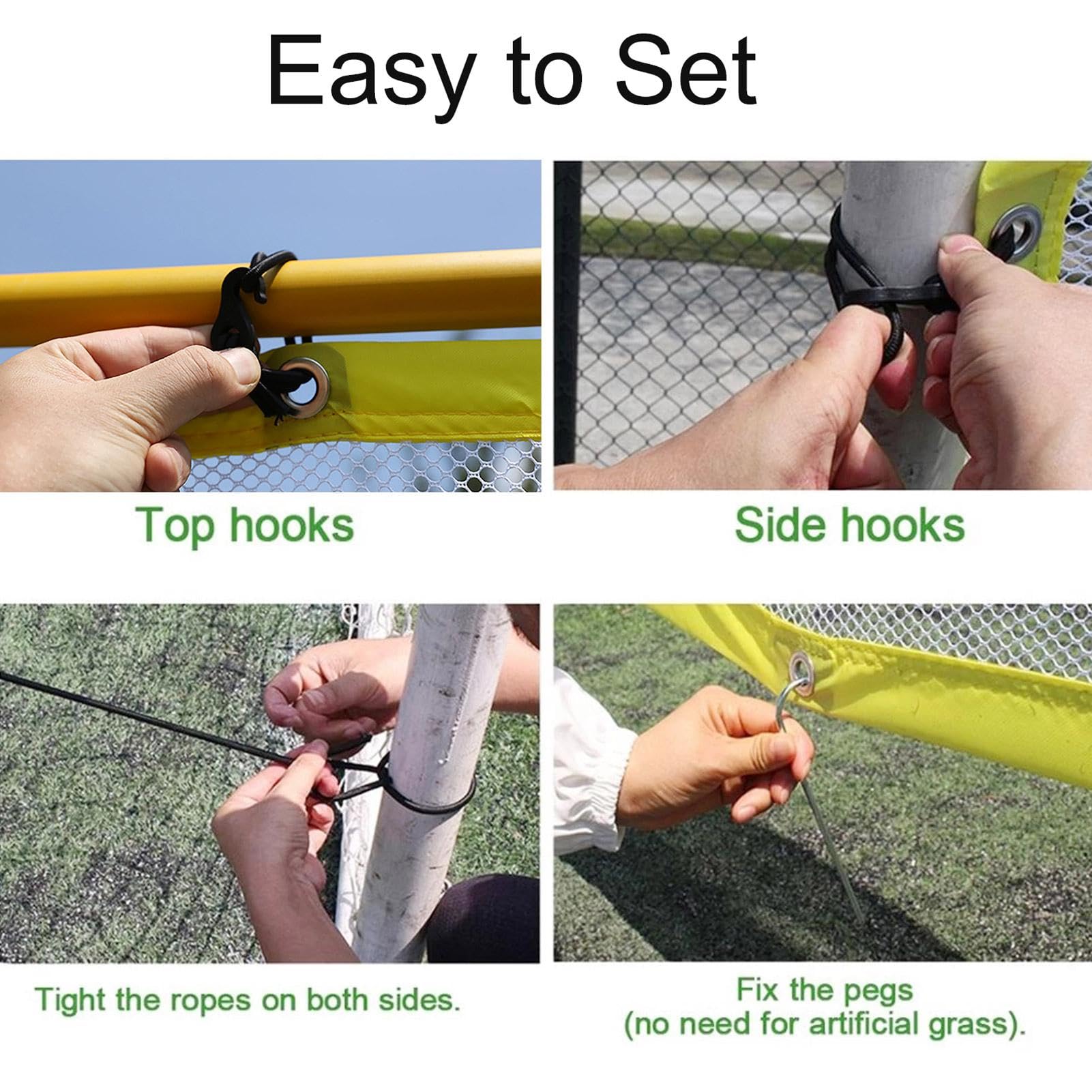 Red de práctica de fútbol, red de objetivo de portería de fútbol, equipo de entrenamiento de fútbol, red de objetivo de equipo de entrenamiento de fútbol profesional, red de polietileno de alta