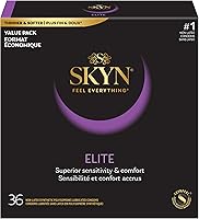 Vista 2 de SKYN Elite – 36 unidades – Condones ultrafinos, lubricados sin látex y preservativos sin látex de selección – Contiene preservativos SKYN Elite