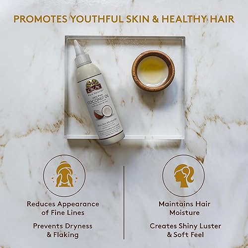 Miniatura 10 de OKAY  Aceite de coco 100 puro para todas las texturas y tipos de piel  Ultrahidratante para la piel y promueve el crecimiento saludable del cabello