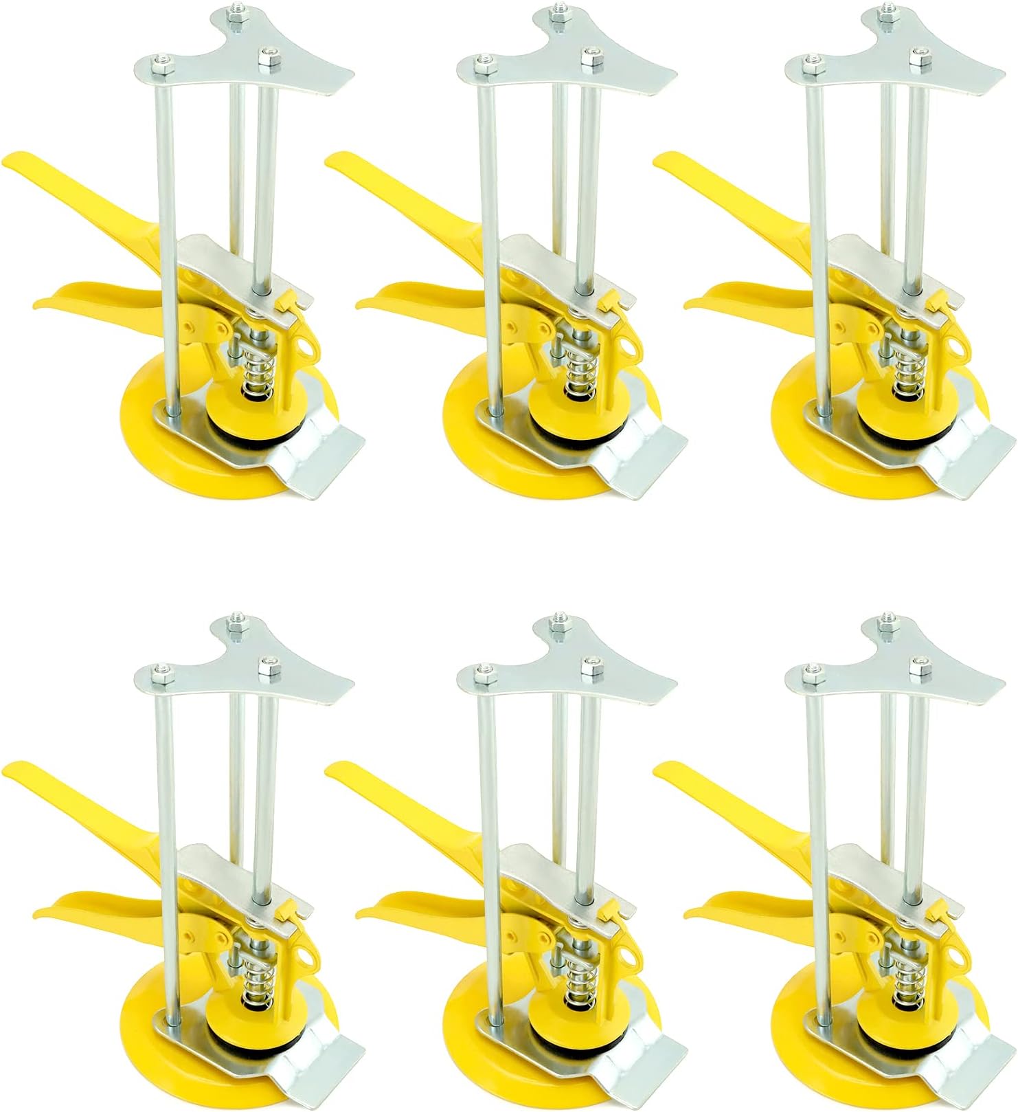 QWORK Tile Locator, Tile Leveling System, 6 Pack Wall Tile Height