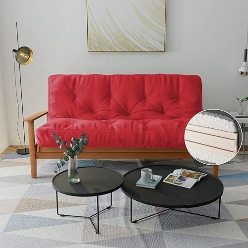 Miniatura 15 de Loosh Principal | Colchón de espuma viscoelástica para sofá cama de tamaño matrimonial de 6 pulgadas, fabricado en Estados Unidos, beige, sin marco