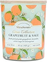 Vista 7 de Vela de cítricos, velas perfumadas de naranja y lavanda, velas de verano para el hogar y la cocina, vela perfumada de cera de soja, 10 onzas